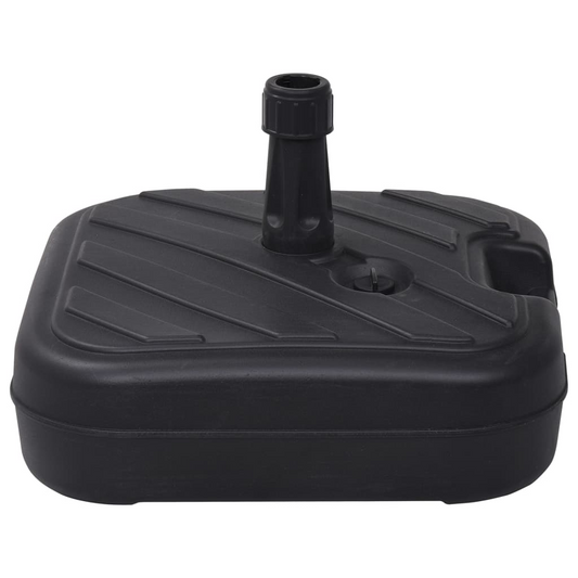 vidaXL Umbrella Base Sand/Water Filled 6.3 gal Black