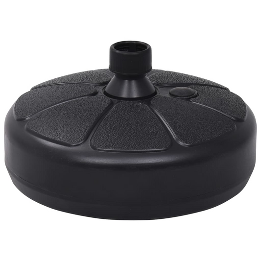 vidaXL Umbrella Base Sand/Water Filled 4 gal Black