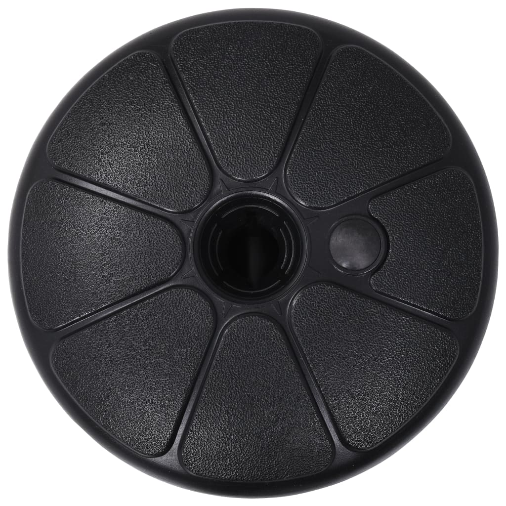 vidaXL Umbrella Base Sand/Water Filled 4 gal Black