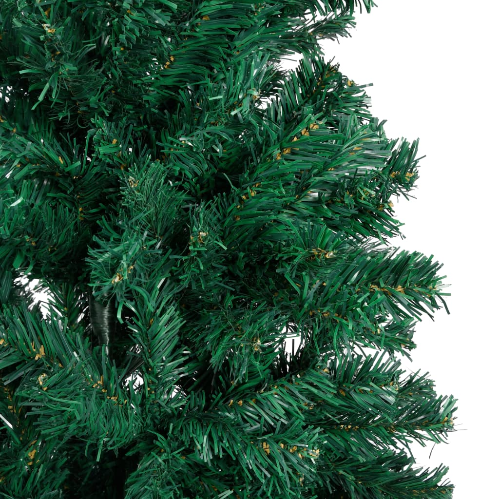 Artificial Pre-lit Christmas Tree with Thick Branches Green 47.2"