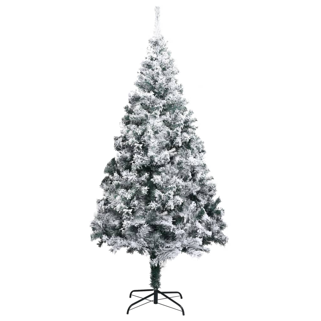 Artificial Pre-lit Christmas Tree with Ball Set Green 70.9" PVC