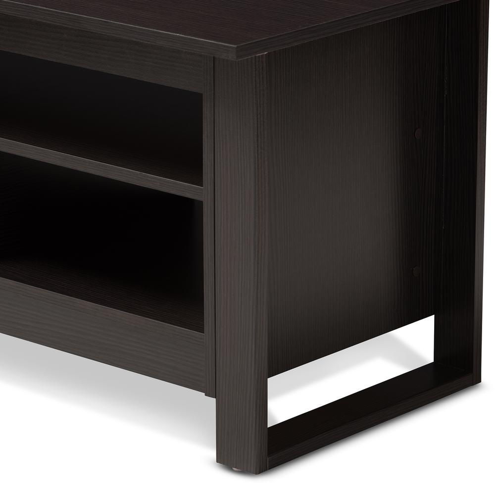 Baxton Studio Nerissa Modern and Contemporary Wenge Brown Finished Coffee Table