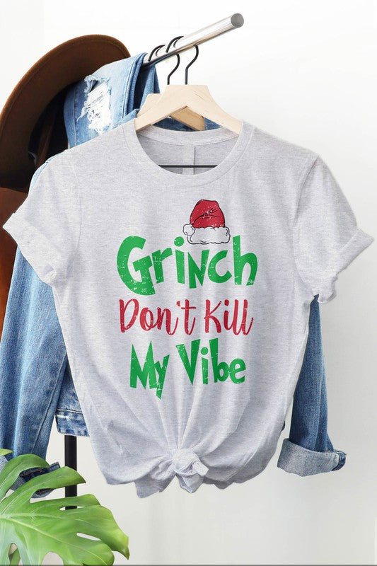 Grinch Don't Kill My Vibe Graphic Tee