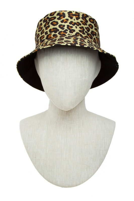 Leopard Print Bucket Hat