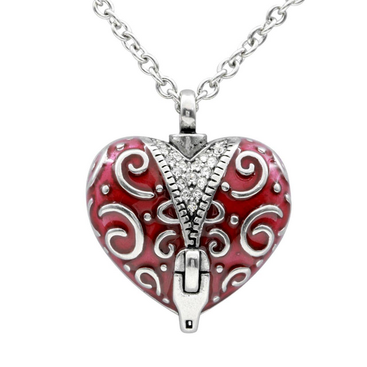 Unzip the Veil Heart Necklace