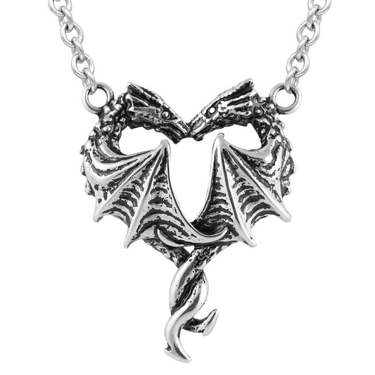 Controse Steamin� Hot Love Dragon Heart Necklace