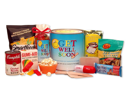 Get Well Soon Gift Pail - get well soon basket - get well soon gifts for women - get well soon gifts for men