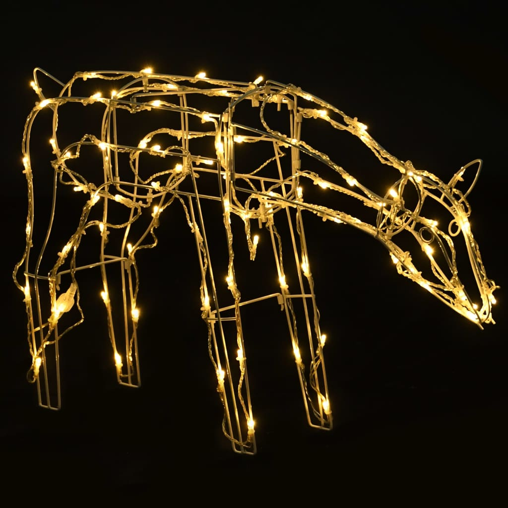 3 Piece Christmas Light Display Reindeers 229 LEDs