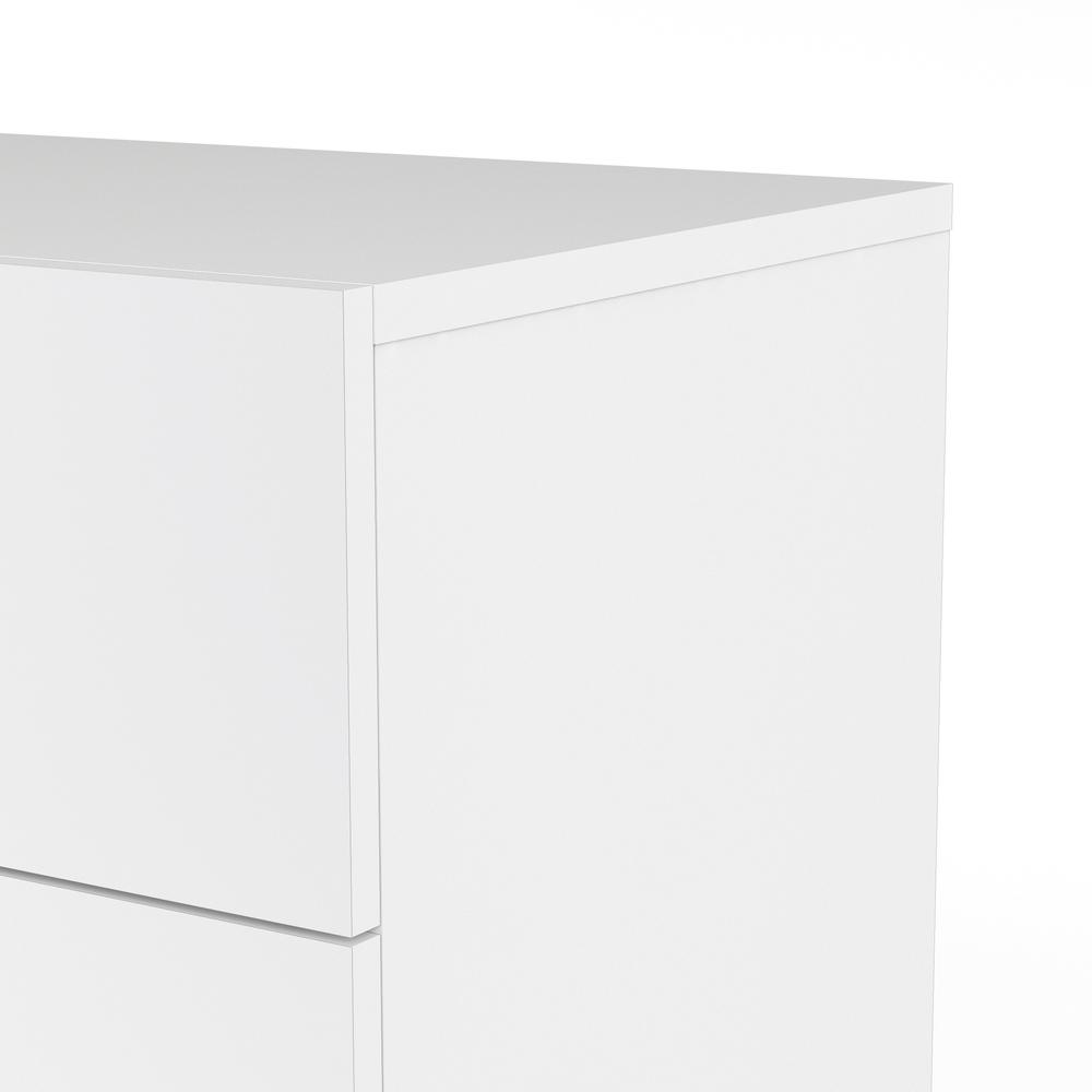 Austin 8 Drawer Double Dresser, White