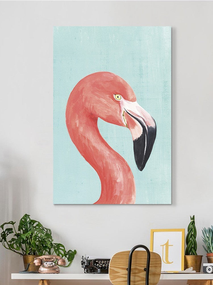 Exotic Bird On Blue Iv Wall Art -Annie Warren Designs