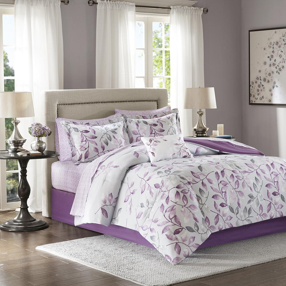 9 Piece Comforter Set with Cotton Bed Sheets