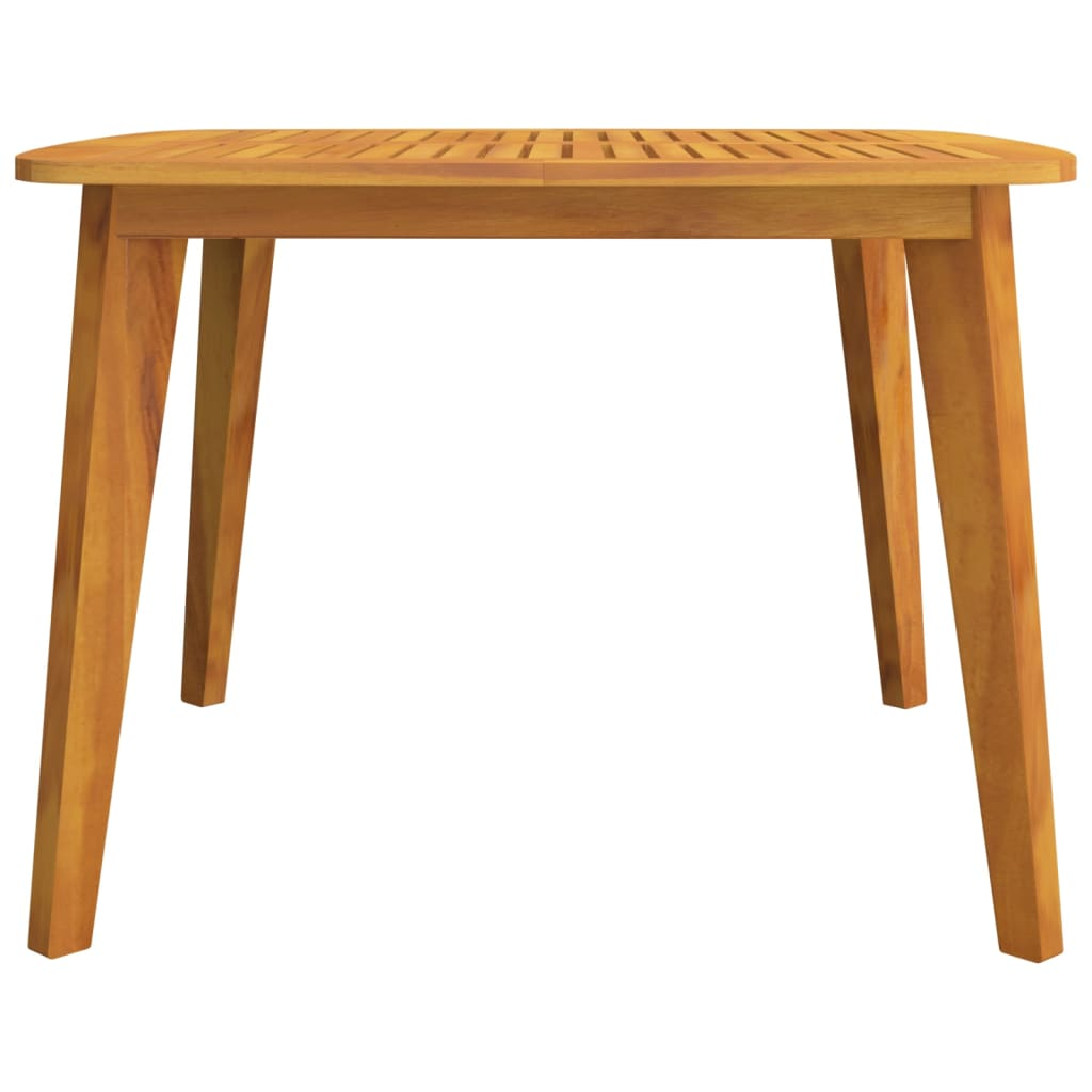 vidaXL Patio Table 43.3"x43.3"x29.5" Solid Wood Acacia