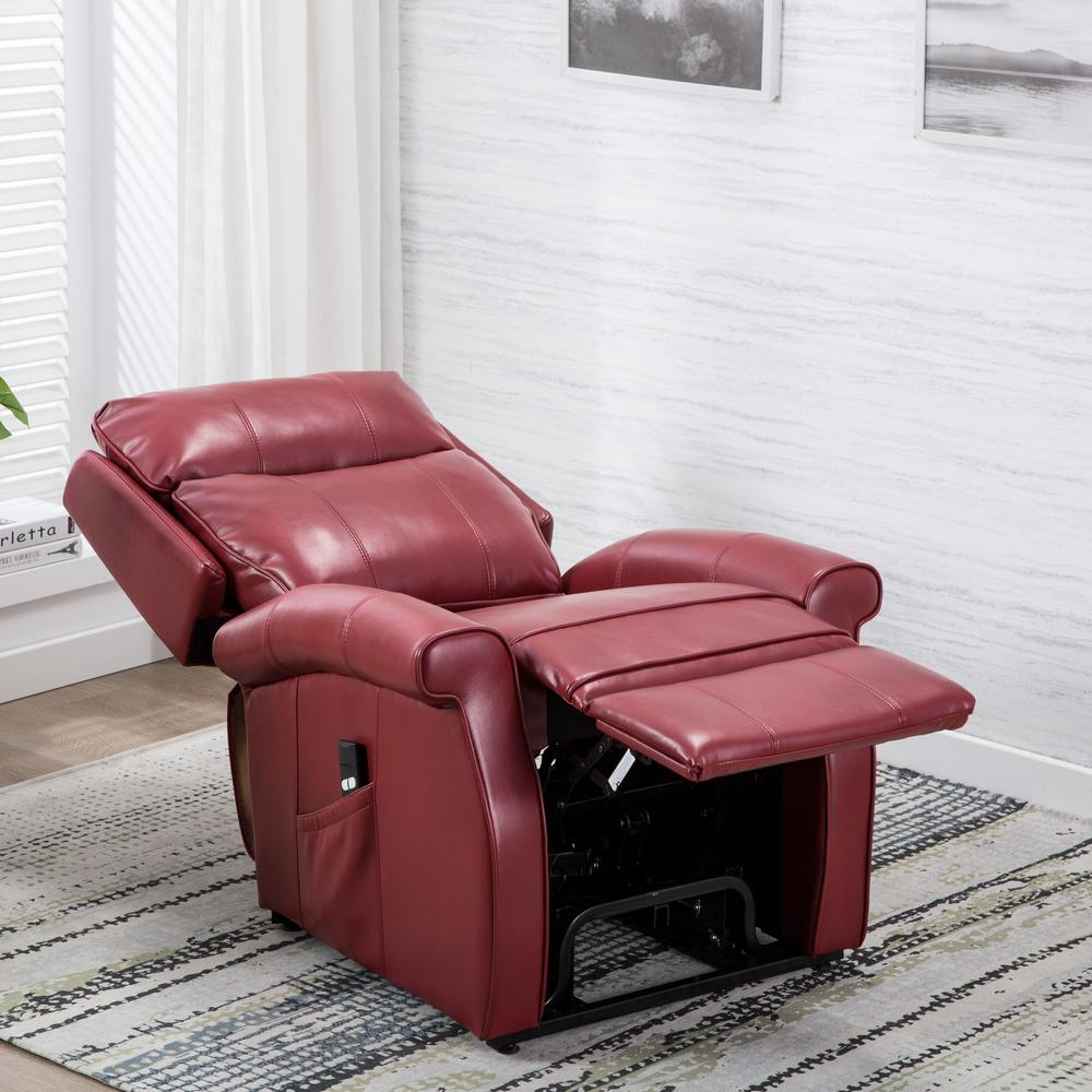 Lehman Red Traditional Lift Chair