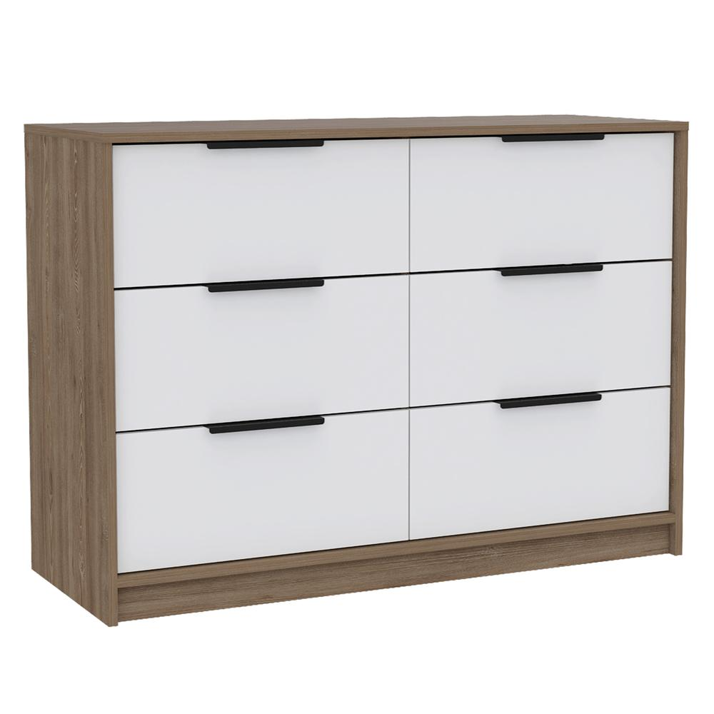 Egeo 4 Drawers Dresser Pine-White