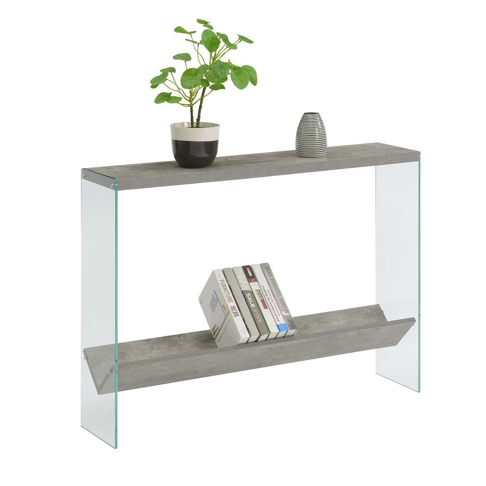 SoHo V Console Table w/ Shelf