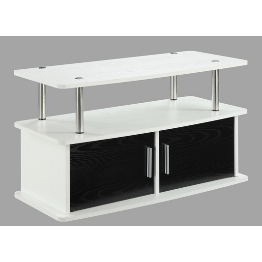 Deluxe 2 Door TV Stand with Cabinets