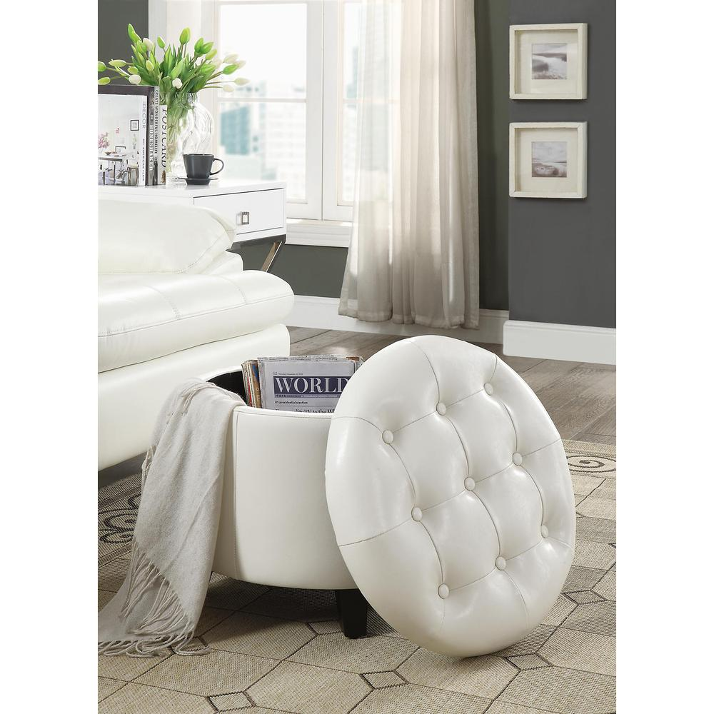 Designs4Comfort Round Ottoman