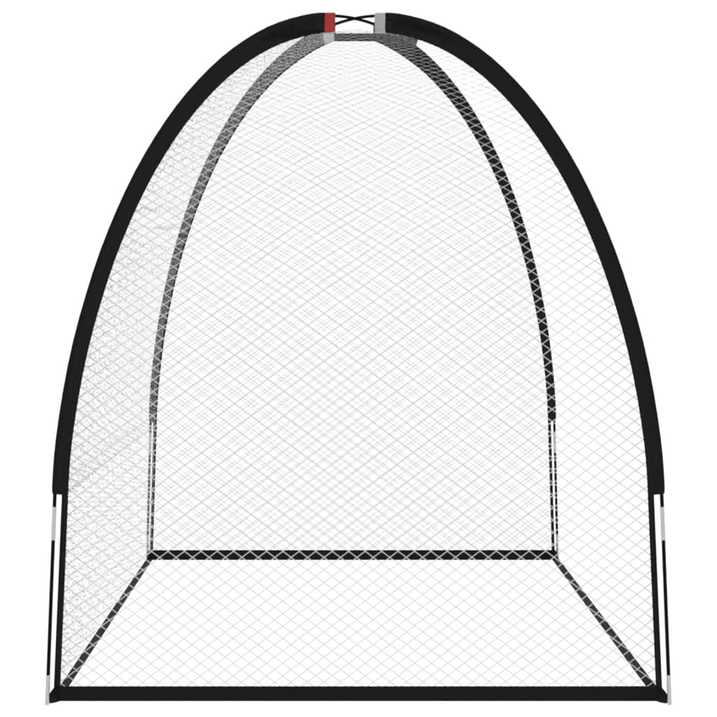 Golf Practice Net Black 118.1"x59.1"x82.7" Polyester