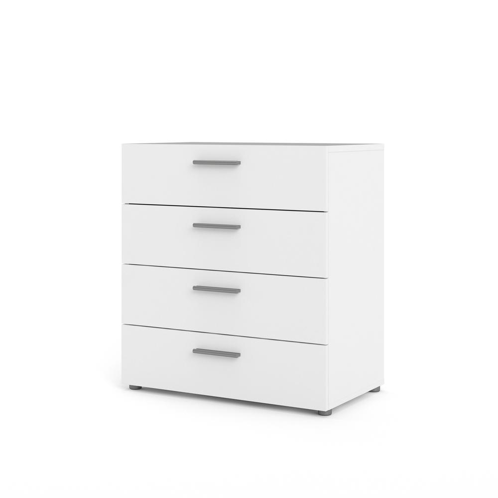 Austin 4 Drawer Chest - White