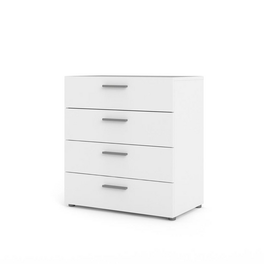 Austin 4 Drawer Chest - White