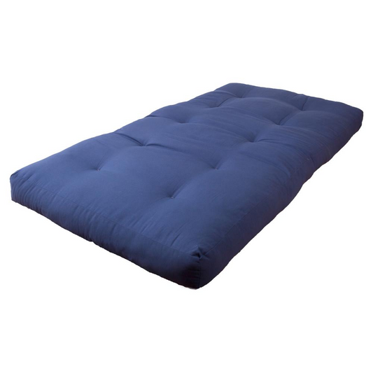 Blazing Needles Renewal 6-inch Twill Twin-size Futon Mattress - Navy