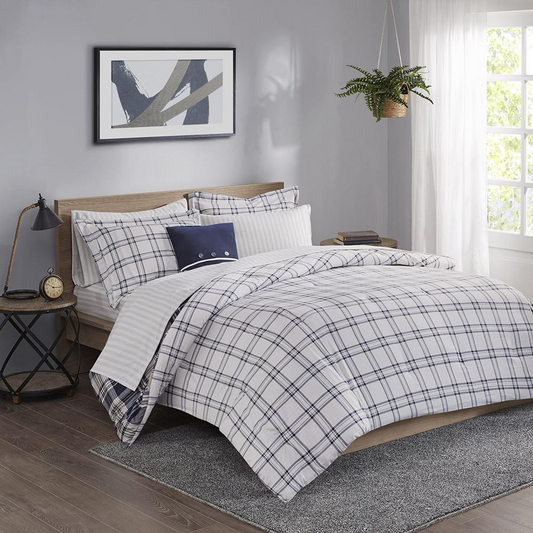 6 Piece Comforter Set with Bed Sheets