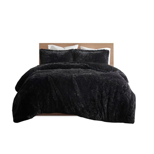 Shaggy Fur Duvet Cover Set