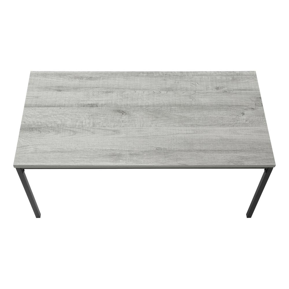 COFFEE TABLE - 40"L /,  GREY / BLACK METAL