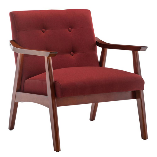 Natalie Accent Chair, Red