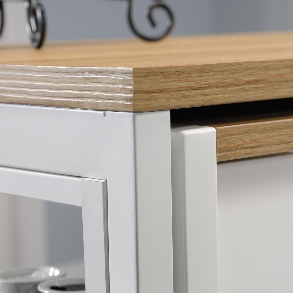 Kitchen Island Baltic Oak/White