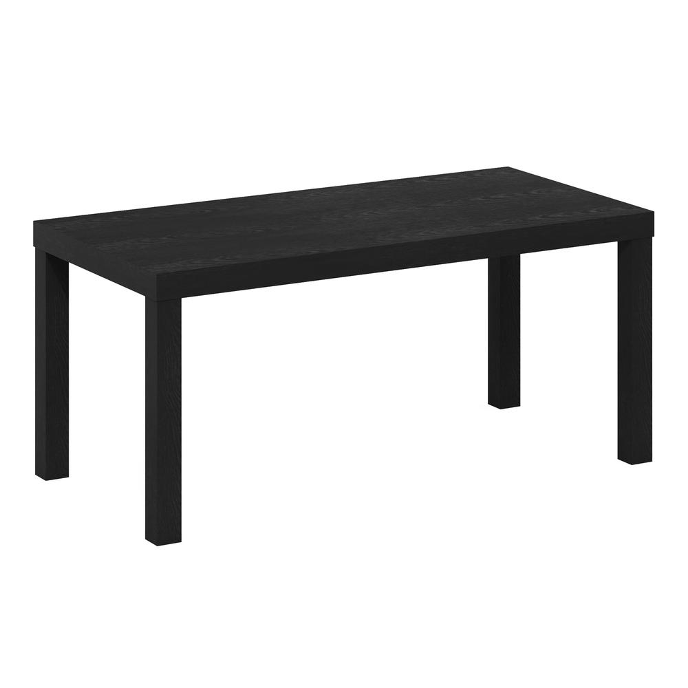 Furinno Classic Simple Coffee Table for Living Room, Black