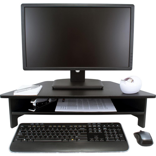 Victor High Rise Monitor Stand Black