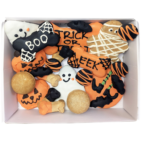 Halloween Themed Dog Treats Gift Box