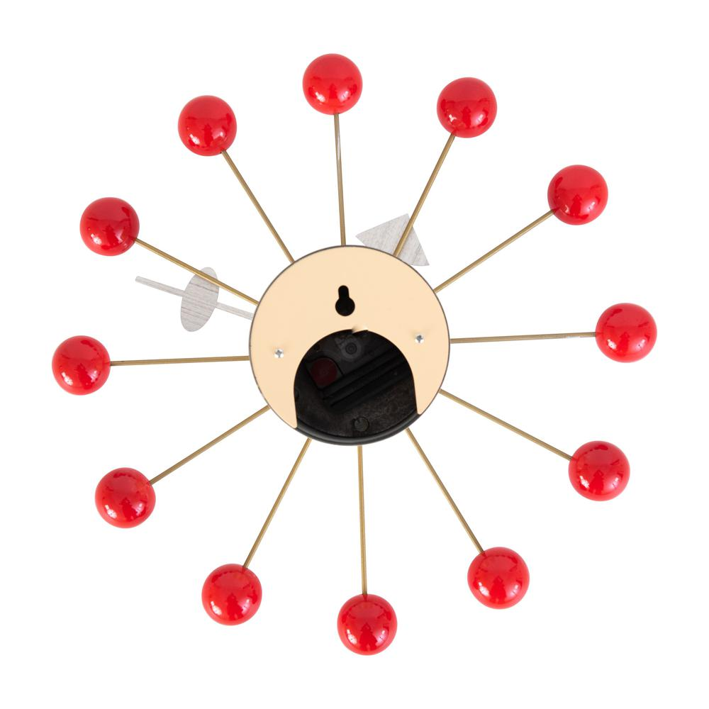 Concordia Modern Design Round Balls Silent Non-Ticking Wall Clock