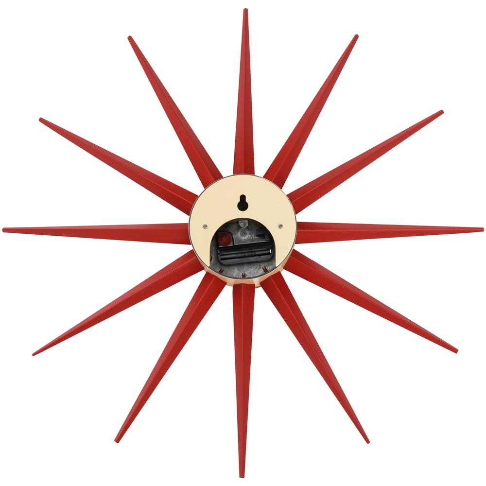 Maxi Modern Design Colorful Star Silent Non-Ticking Wall Clock