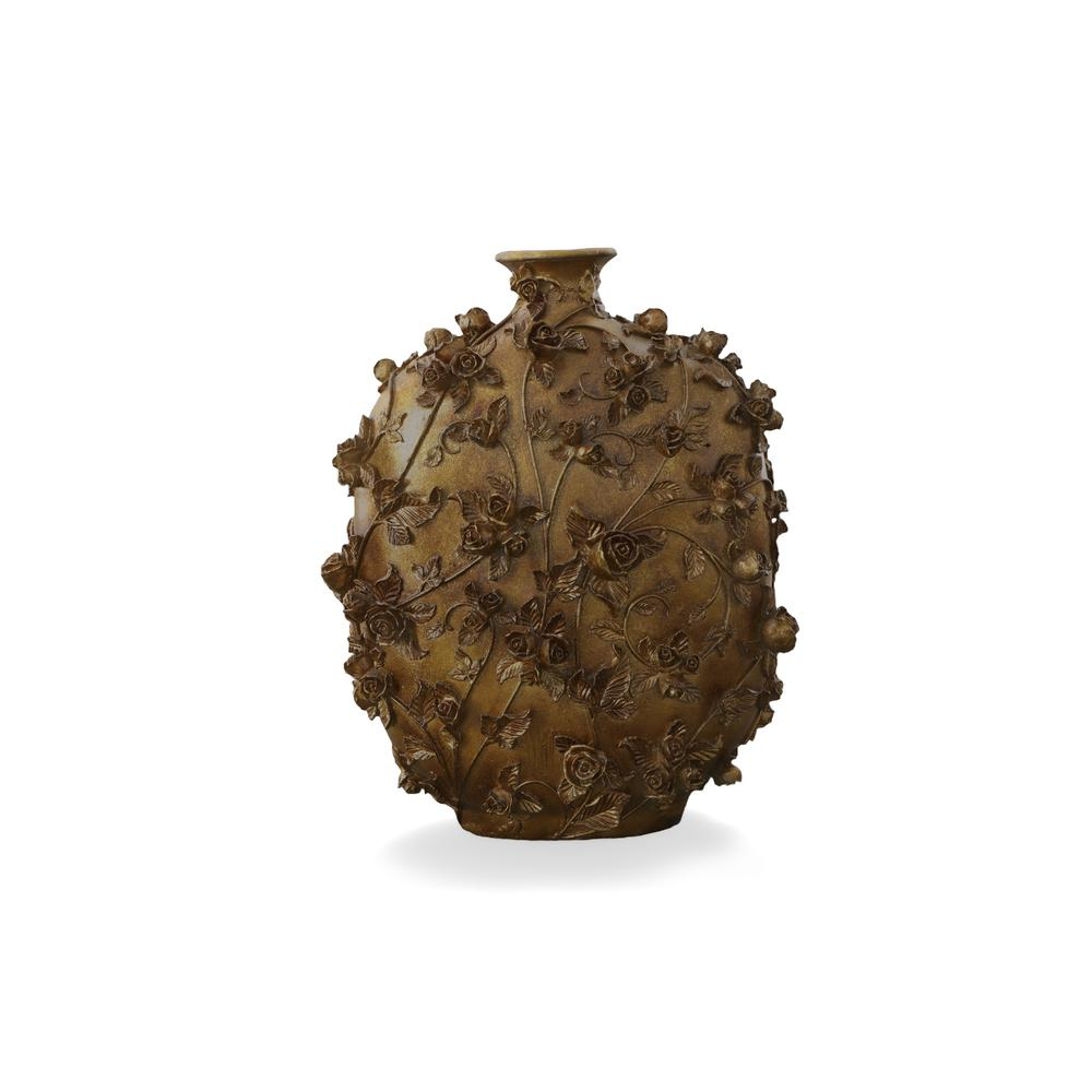 Golden Garden Jar Vase