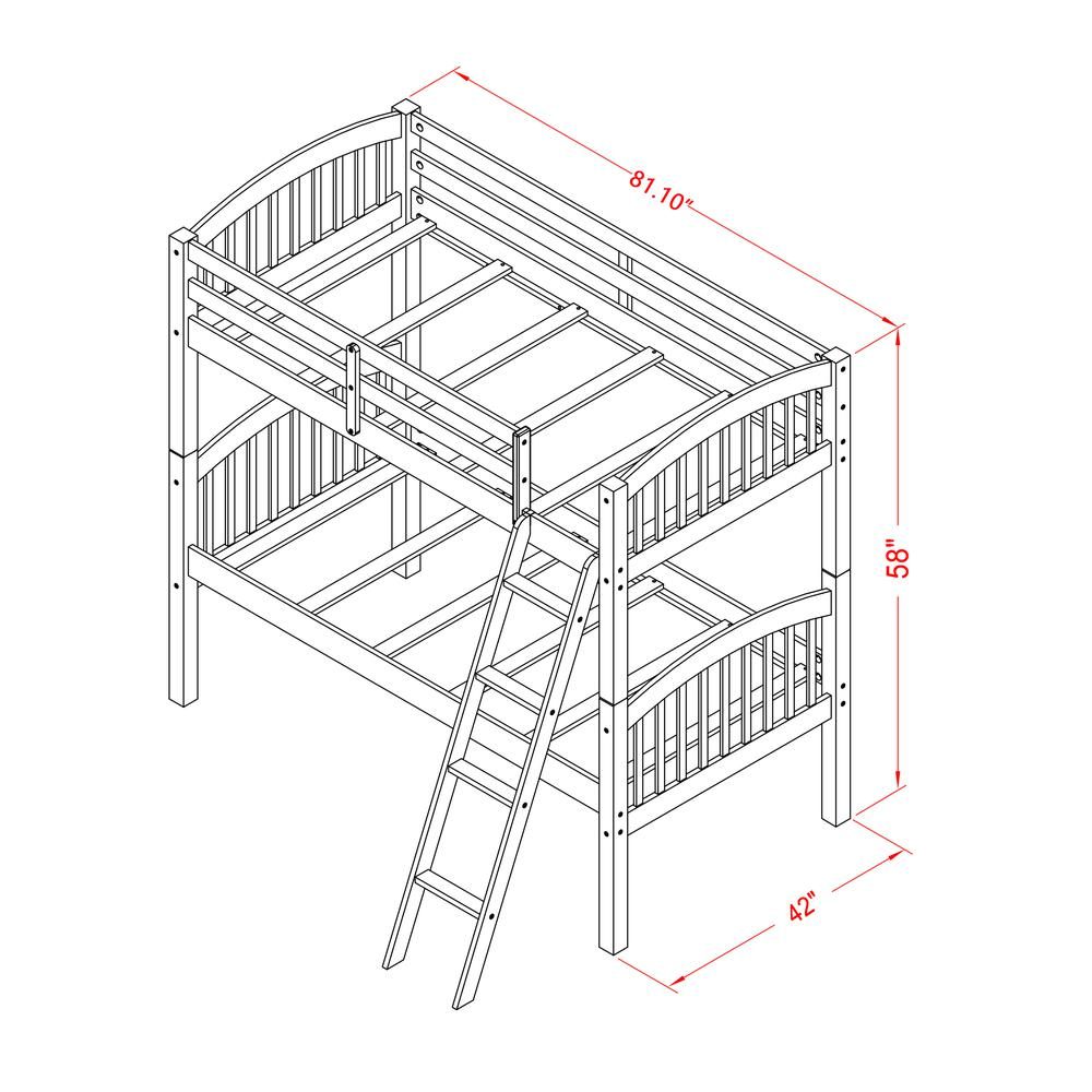 Youth Bunk Bed White