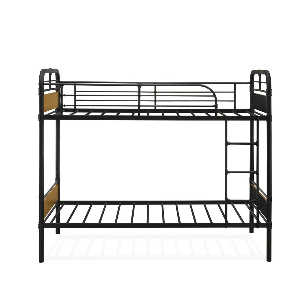 Hedley Bunk Bed Frame with 4 Metal Legs