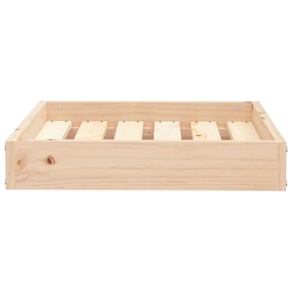 vidaXL Dog Bed 20.3"x17.3"x3.5" Solid Wood Pine