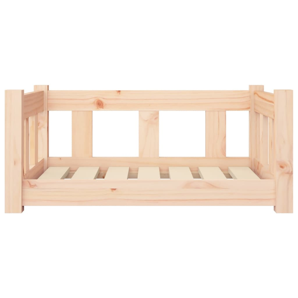 Dog Bed 25.8"x19.9"x11" Solid Wood Pine