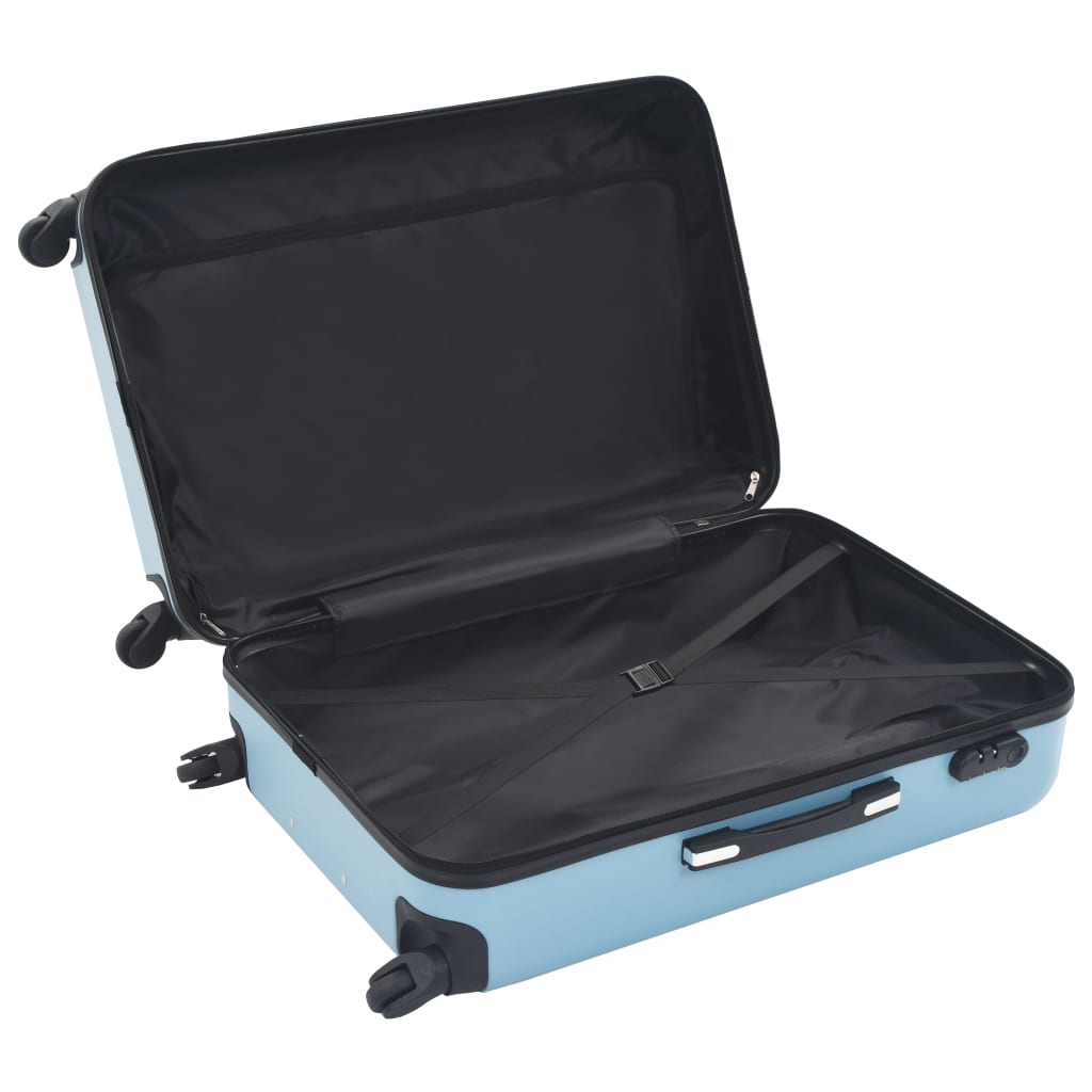 Hardcase Trolley Set 3 pcs Blue ABS