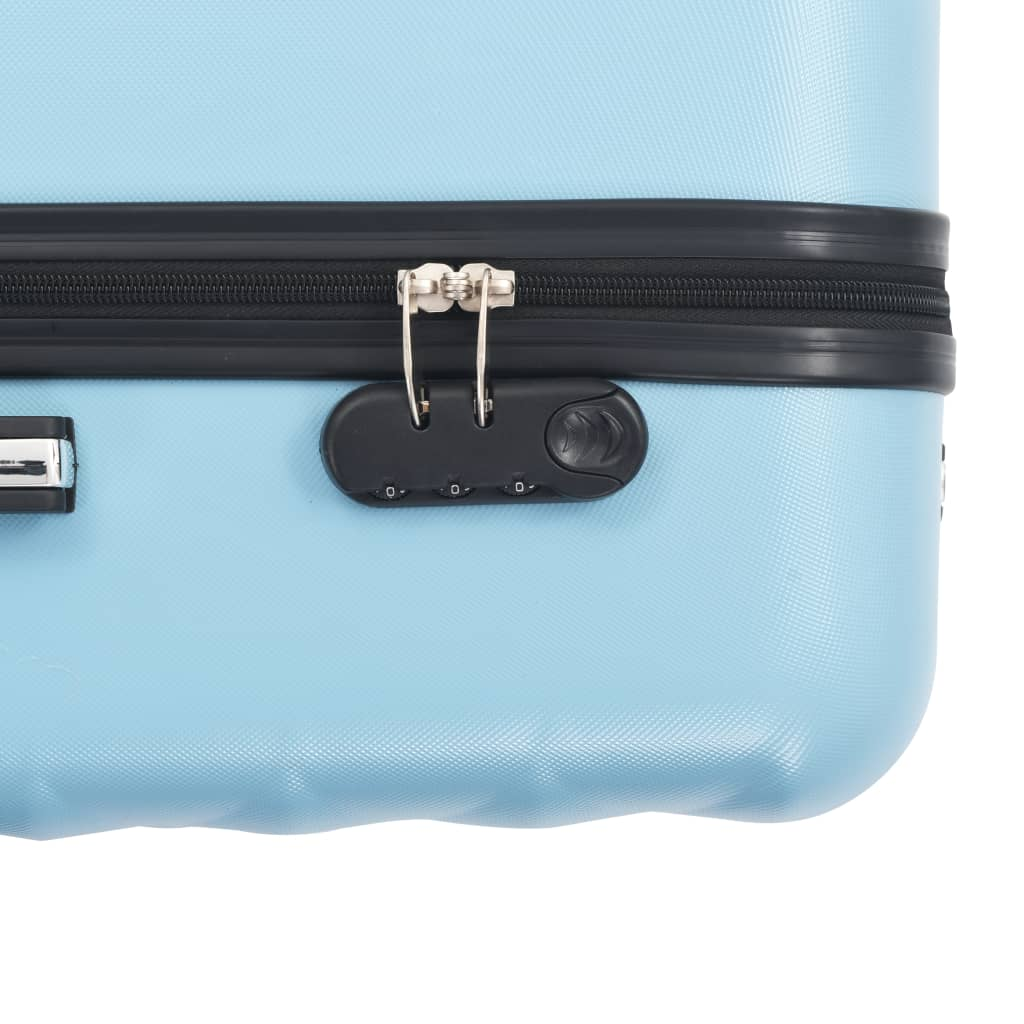 Hardcase Trolley Set 3 pcs Blue ABS