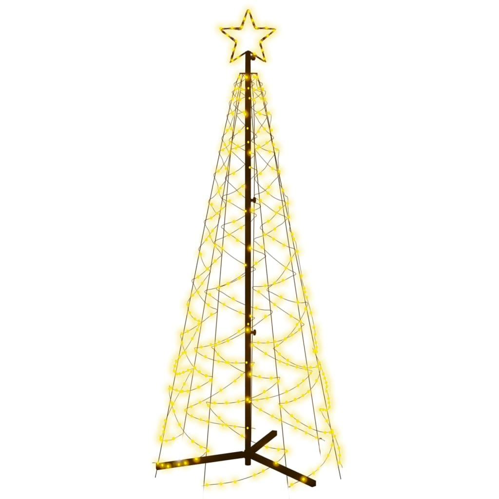 Christmas Cone Tree Warm White 200 LEDs 2x6 ft