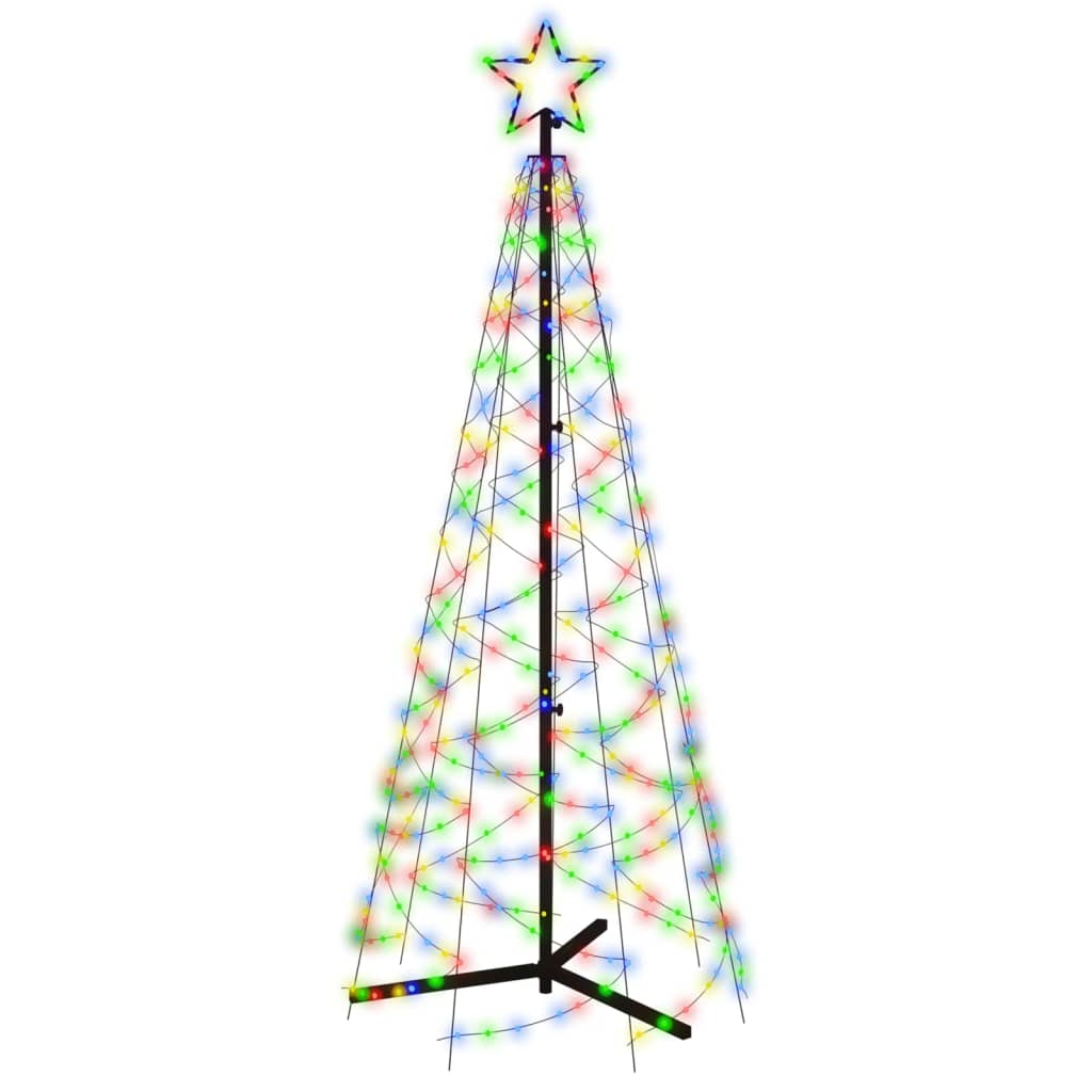 Christmas Cone Tree Colorful 200 LEDs 2x6 ft