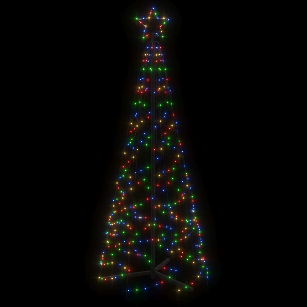 Christmas Cone Tree Colorful 200 LEDs 2x6 ft