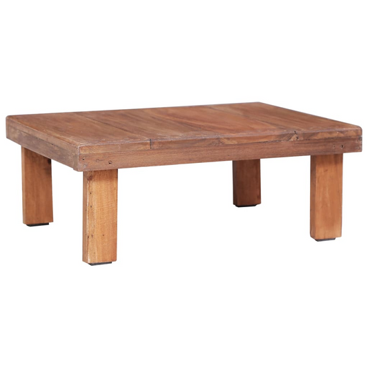 vidaXL Coffee Table 23.6"x17.7"x9.1" Solid Reclaimed Wood