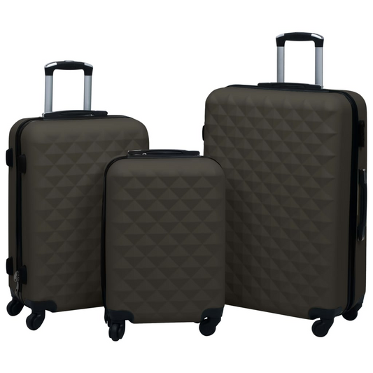 Hardcase Trolley Set 3 pcs Anthracite ABS