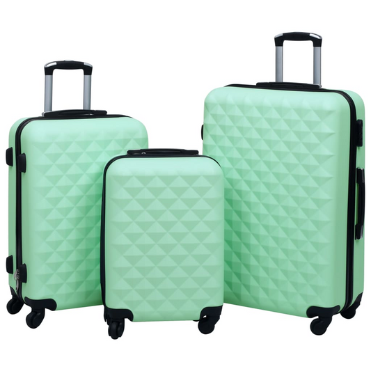 Hardcase Trolley Set 3 pcs Mint ABS