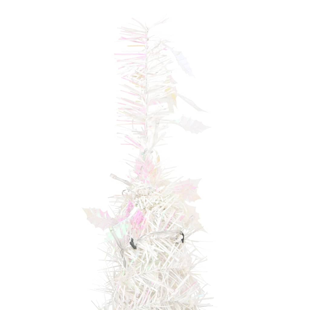 Artificial Christmas Tree Pop-up 50 LEDs White 47.2"