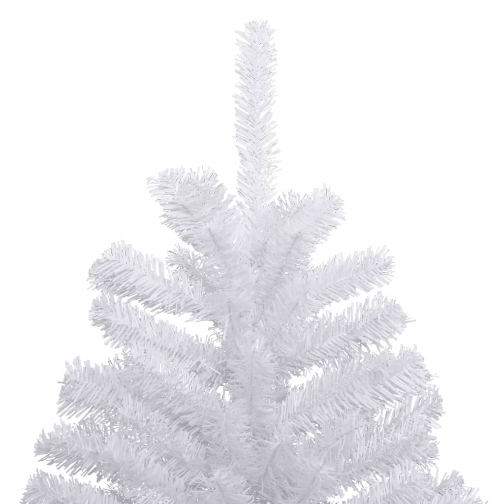 vidaXL Artificial Hinged Christmas Tree with Flocked Snow 59.1"